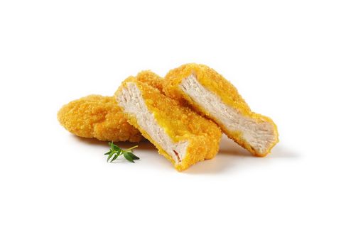 Putenschnitzel paniert